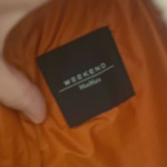 EUC MaxMara The Weekend Collection Quilted Orange Puffer Vest - Picture 4 of 12
